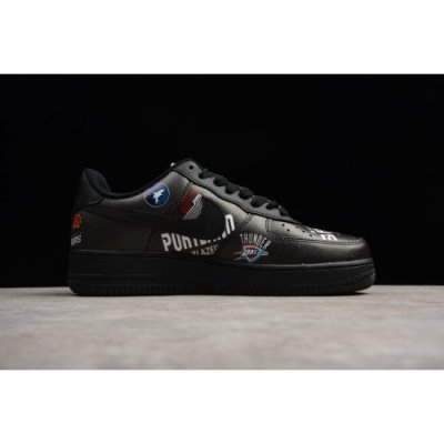 Nike Air Force 1 Low Nba Siyah Kaykay Ayakkabı Türkiye - PXIGTQCQ